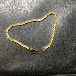 GLD canary micro tennis Bracelet